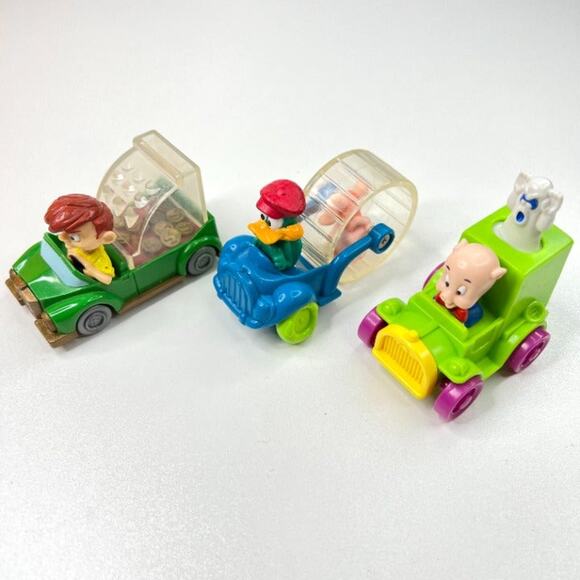 Three Vintage Looney Tunes Tiny Toons McDonald's Toys - Picture 1 of 12